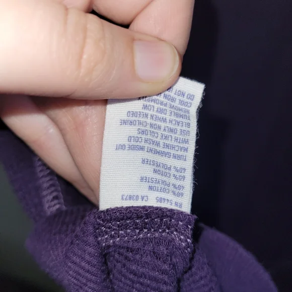 American Eagle Purple Slouchy Shirt - Picture 7 of 7